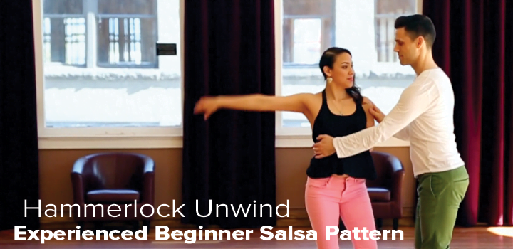 Experienced Beginner Salsa Pattern Hammerlock Dance Dojo